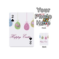 Easter Eggs Playing Cards 54 (mini)  by Valentinaart