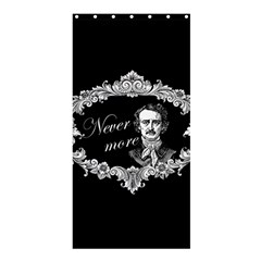 Edgar Allan Poe  - Never More Shower Curtain 36  X 72  (stall)  by Valentinaart