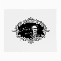 Edgar Allan Poe  - Never More Small Glasses Cloth (2-side) by Valentinaart
