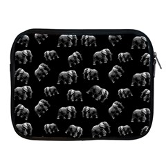 Elephant Pattern Apple Ipad 2/3/4 Zipper Cases by Valentinaart