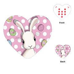 Easter Bunny  Playing Cards (heart)  by Valentinaart