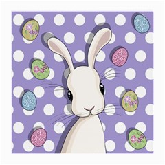 Easter Bunny  Medium Glasses Cloth (2-side) by Valentinaart