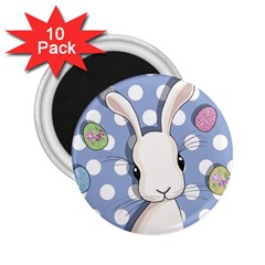 Easter Bunny  2 25  Magnets (10 Pack)  by Valentinaart
