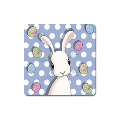 Easter Bunny  Square Magnet by Valentinaart