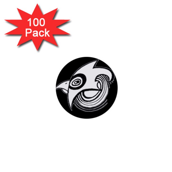 Bird 1  Mini Buttons (100 pack) 