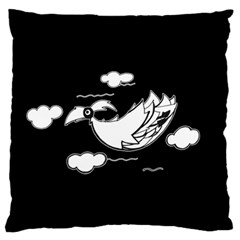 Bird Standard Flano Cushion Case (one Side) by ValentinaDesign