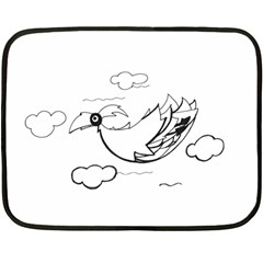 Bird Double Sided Fleece Blanket (mini) 