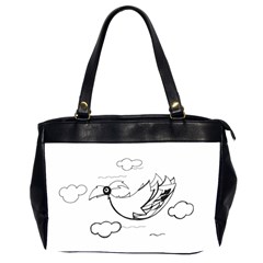 Bird Office Handbags (2 Sides)  by ValentinaDesign