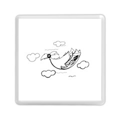 Bird Memory Card Reader (square)  by ValentinaDesign