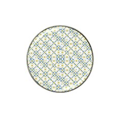 Vivid Check Geometric Pattern Hat Clip Ball Marker (4 Pack)