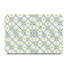 Vivid Check Geometric Pattern Plate Mats by dflcprints