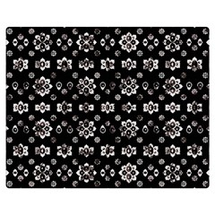 Dark Luxury Baroque Pattern Double Sided Flano Blanket (medium)  by dflcprints
