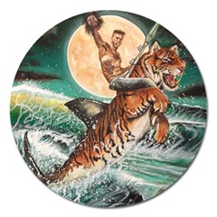 Tiger Shark Magnet 5  (round)