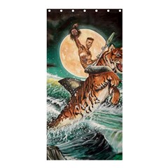 Tiger Shark Shower Curtain 36  X 72  (stall) 