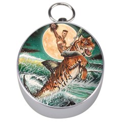 Tiger Shark Silver Compasses by redmaidenart