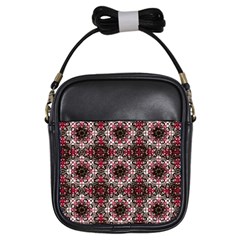 Oriental Ornate Pattern Girls Sling Bags by dflcprints