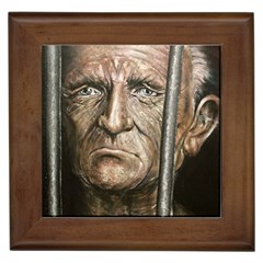 Old Man Imprisoned Framed Tiles