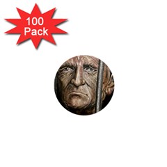 Old Man Imprisoned 1  Mini Buttons (100 pack) 