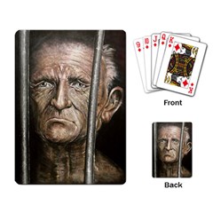 Old Man Imprisoned Playing Card