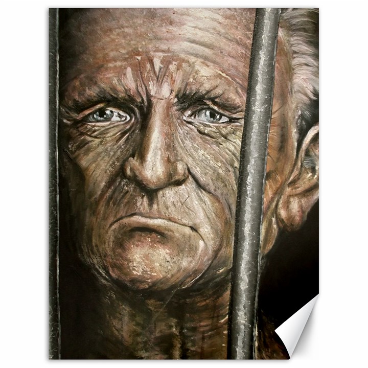 Old Man Imprisoned Canvas 18  x 24  