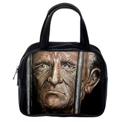 Old Man Imprisoned Classic Handbags (One Side)