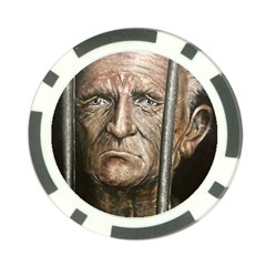 Old Man Imprisoned Poker Chip Card Guard (10 pack)