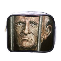 Old Man Imprisoned Mini Toiletries Bags by redmaidenart