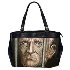 Old Man Imprisoned Office Handbags (2 Sides) 