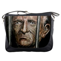 Old Man Imprisoned Messenger Bags