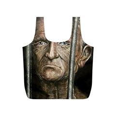 Old Man Imprisoned Full Print Recycle Bags (S) 