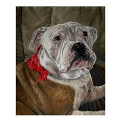 Dog Portrait Shower Curtain 60  X 72  (medium)  by redmaidenart