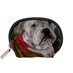 Dog Portrait Accessory Pouches (small)  by redmaidenart