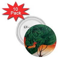 Skull Hedge 1 75  Buttons (10 Pack)