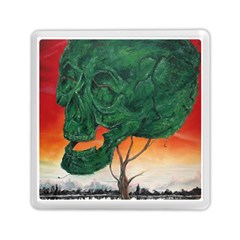 Skull Hedge Memory Card Reader (square)  by redmaidenart