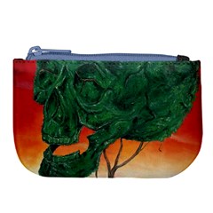 Skull Hedge Large Coin Purse by redmaidenart