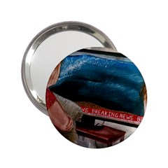 Breaking News 2 25  Handbag Mirrors by redmaidenart