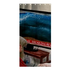 Breaking News Shower Curtain 36  X 72  (stall)  by redmaidenart