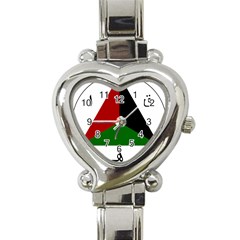 Afghan National Air Force Roundel Heart Italian Charm Watch by abbeyz71