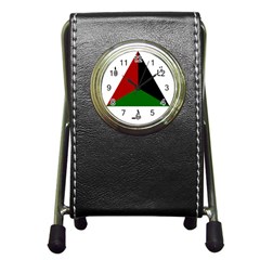 Afghan National Air Force Roundel Pen Holder Desk Clocks by abbeyz71