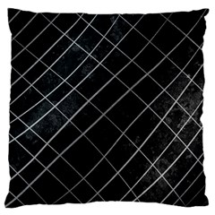 Black Scratch Large Cushion Case (one Side) by quinncafe82