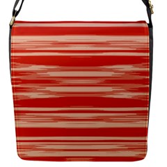 Abstract Linear Minimal Pattern Flap Messenger Bag (s)