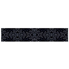 Dark Ethnic Sharp Pattern Small Flano Scarf by dflcprints