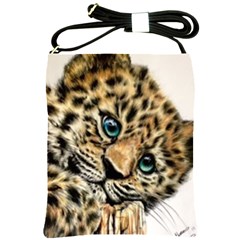 Jaguar Cub Shoulder Sling Bags by ArtByThree