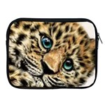 Jaguar Cub Apple iPad 2/3/4 Zipper Cases Front