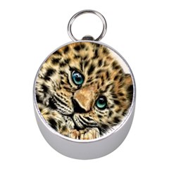 Jaguar Cub Mini Silver Compasses