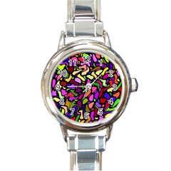 P 853 Round Italian Charm Watch by ArtworkByPatrick