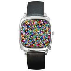 P 826 Square Metal Watch