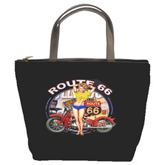 Route 66 Bucket Bags by ArtworkByPatrick