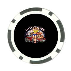 Route 66 Poker Chip Card Guard (10 Pack) by ArtworkByPatrick