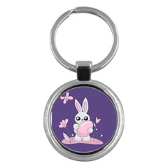 Easter Bunny  Key Chains (round)  by Valentinaart